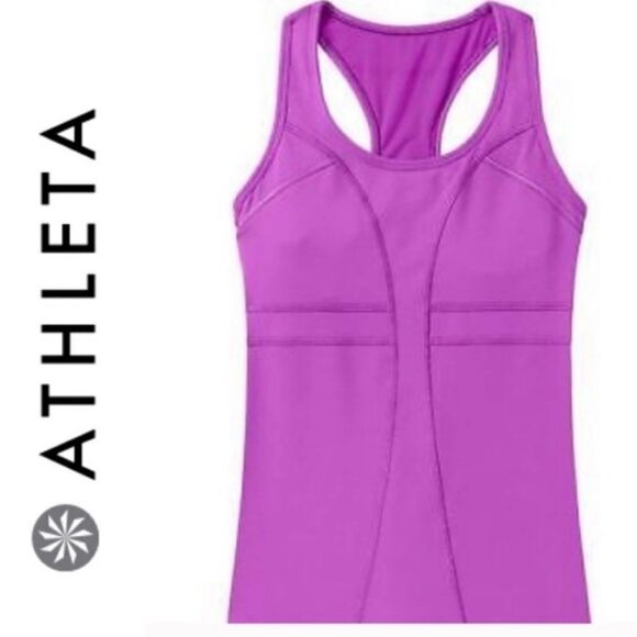 Athleta Pink/Fuschia  Turbo Charge Tanks size M - Picture 1 of 9